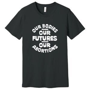 Gildan Unisex Black Graphic Tee XL – Our Bodies Our Futures Shirt